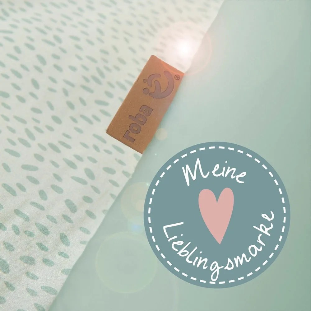 Светлозелено детско килимче за игра 100x100 cm Woodland Buddies – Roba