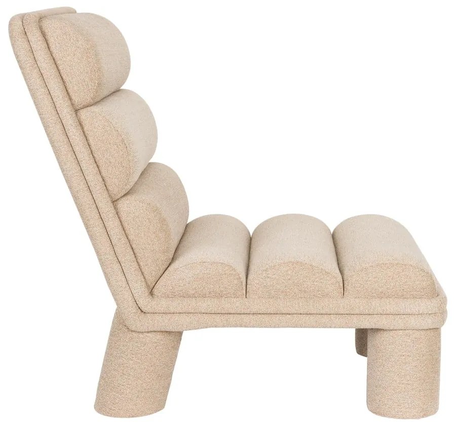 Бежово кресло от букле Fern – Dutchbone