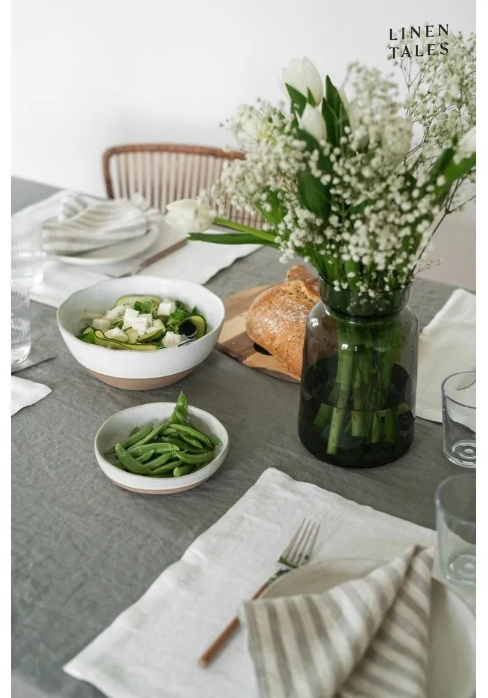 Ленена покривка за маса 140x300 cm Khaki – Linen Tales