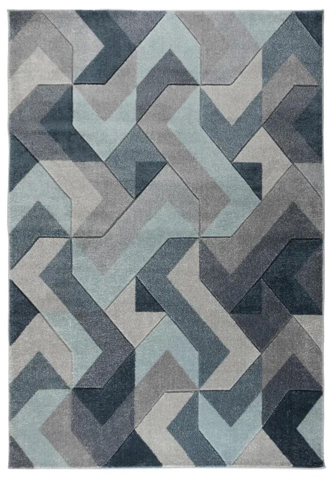 Синьо-сив килим , 160 x 230 cm Aurora - Flair Rugs