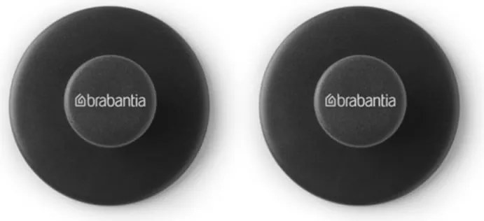 Комплект 2 бр закачалки Brabantia ReNew 1003485, Включен монтажен комплект, До 2 кг, Тъмносив