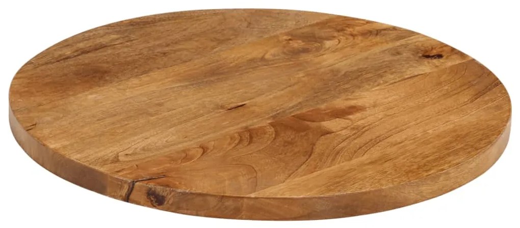 370073 vidaXL Плот за маса Ø 50x3,8 см кръгло масивно дърво манго