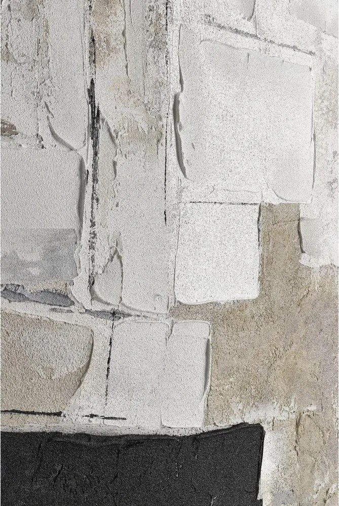 Печатна/с ръчно рисувани елементи върху платно картина 80x80 cm Crown – Bizzotto