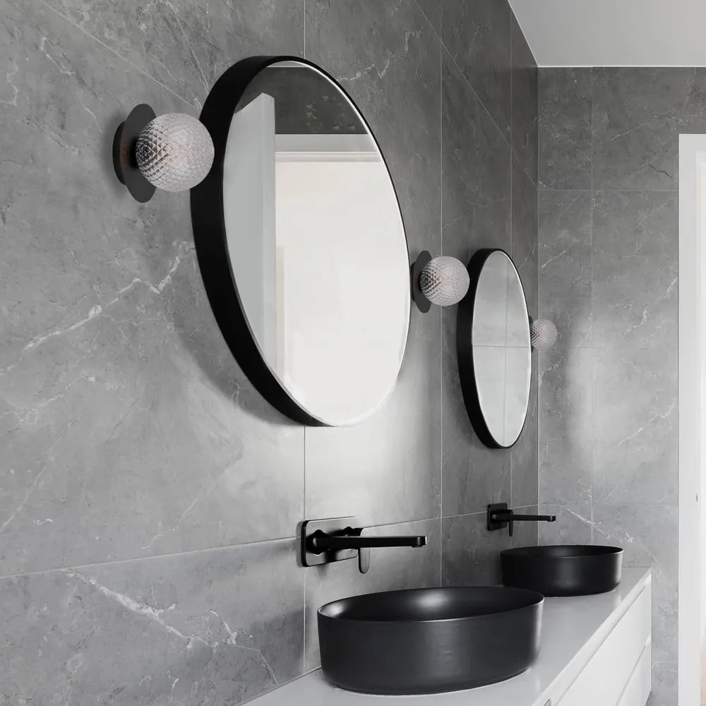 Черна лампа за таван , ø 14 cm Musa - SULION