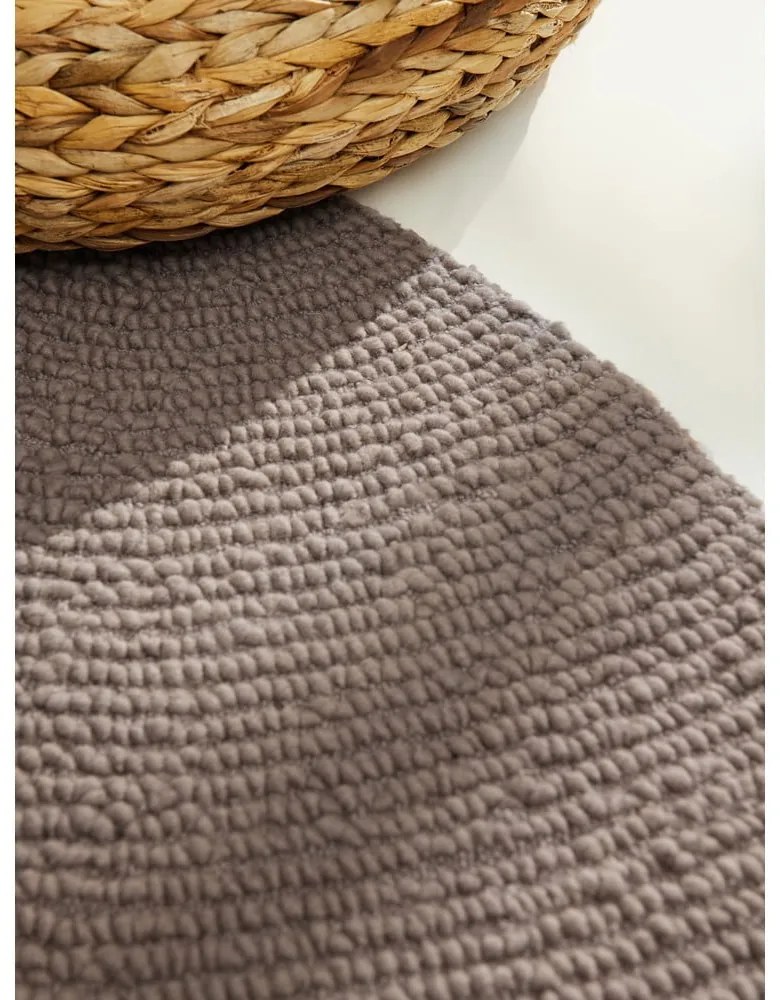 Ръчно изработен вълнен кръгъл килим в кафяво-сив цвят ø 200 cm Eleni Taupe – Hanse Home