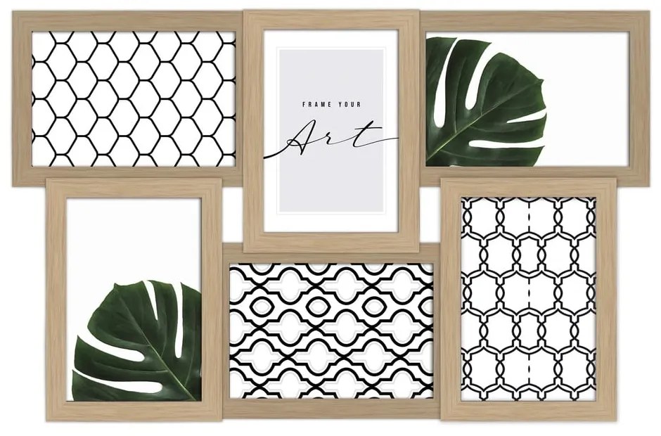 Рамка висяща в естествен цвят 44x27 cm Beech – knor