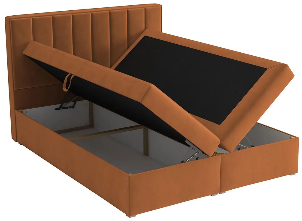 Тапицирано легло ideal Box-Beige-140 x 200