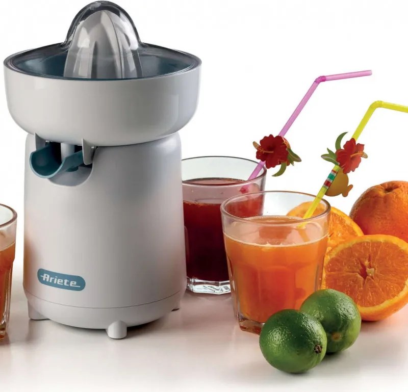 Цитрус преса Ariete BREAKFAST 0417/01, 40W, Защитно покритие, 2 подвижни конуса, Отваряне и затваряне на чучура, Бял