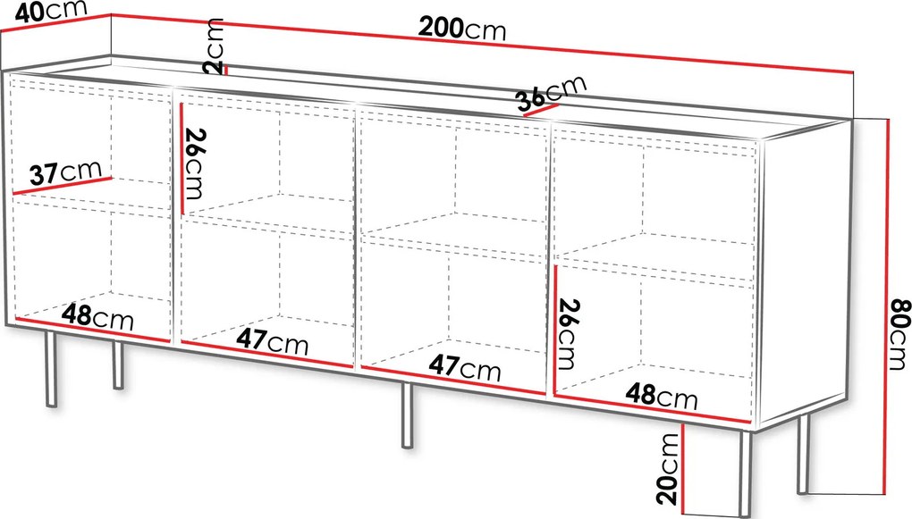 ТV шкаф Lucca plus-Mpez