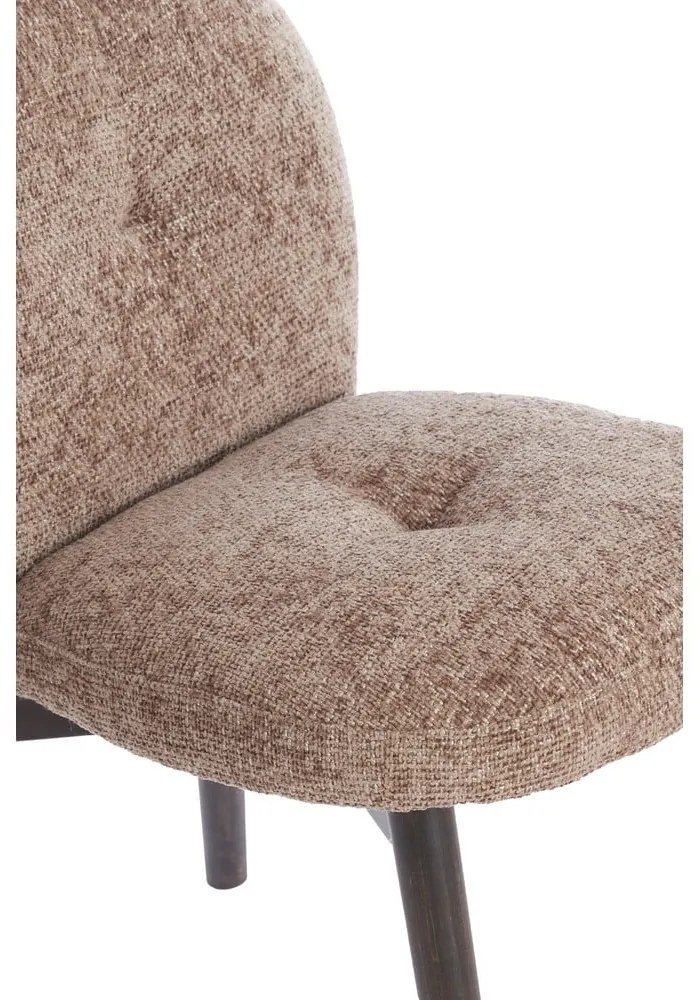 Кафяви тапицирани трапезни столове в комплект 2 бр. Sinosa – Light &amp; Living