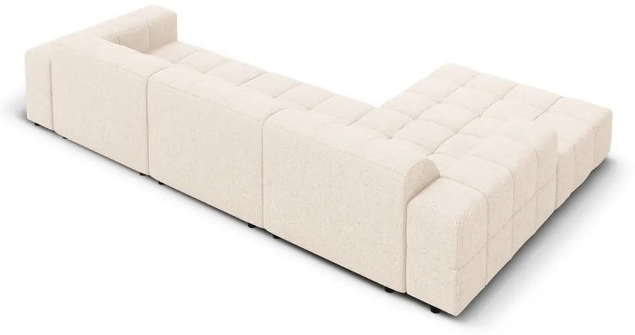 Кремав ъглов диван (ляв ъгъл) Chicago - Cosmopolitan Design