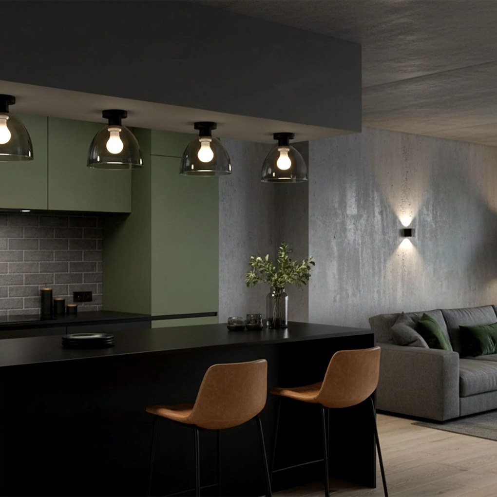 Плафон APP1303-1C Black