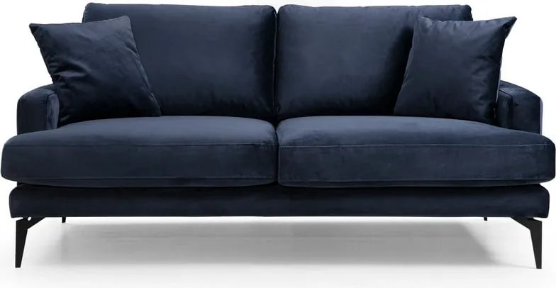 Тъмносин диван 175 cm Papira - Balcab Home