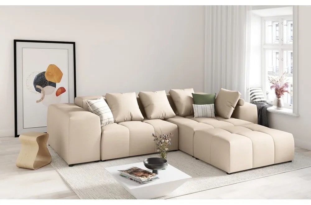 Бежов модул за диван Rome - Cosmopolitan Design