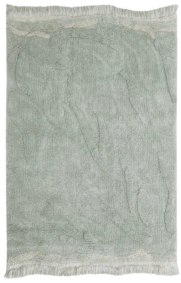 Памучно детско килимче за игра в цвят мента 90x130 cm Waves – Lorena Canals