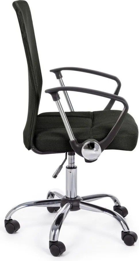 Черен тапициран офис стол Brisbane – Yes Everyday