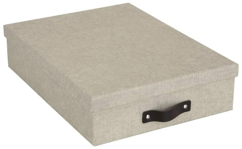 Бежова кутия за съхранение Oskar - Bigso Box of Sweden