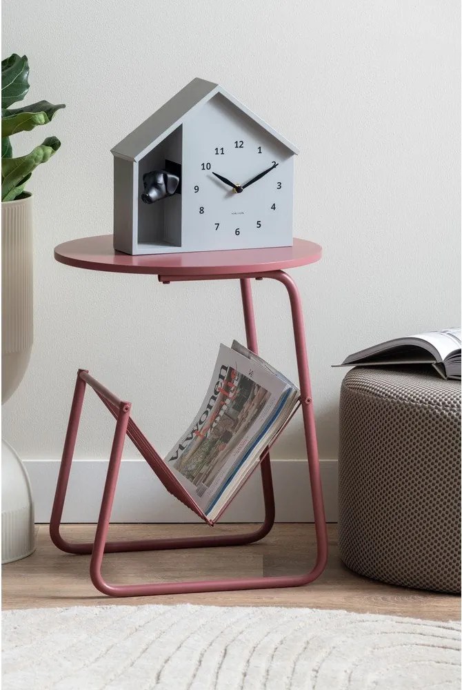 Метална кръгла странична масичка ø 40 cm Riqueza Revista – Leitmotiv