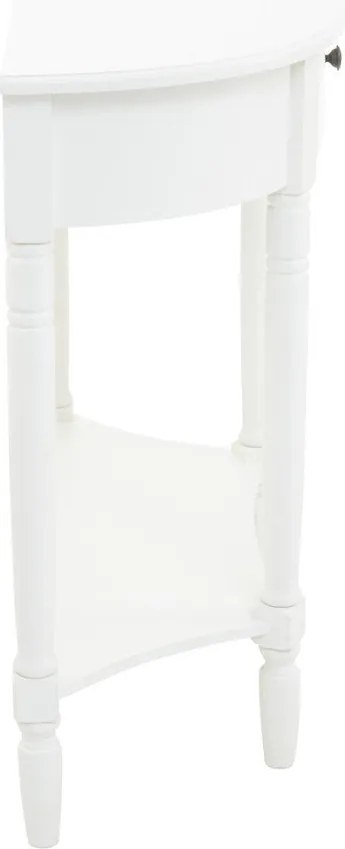 Бяла конзолна маса от масивен бор 32x93 cm Heritage – Premier Housewares