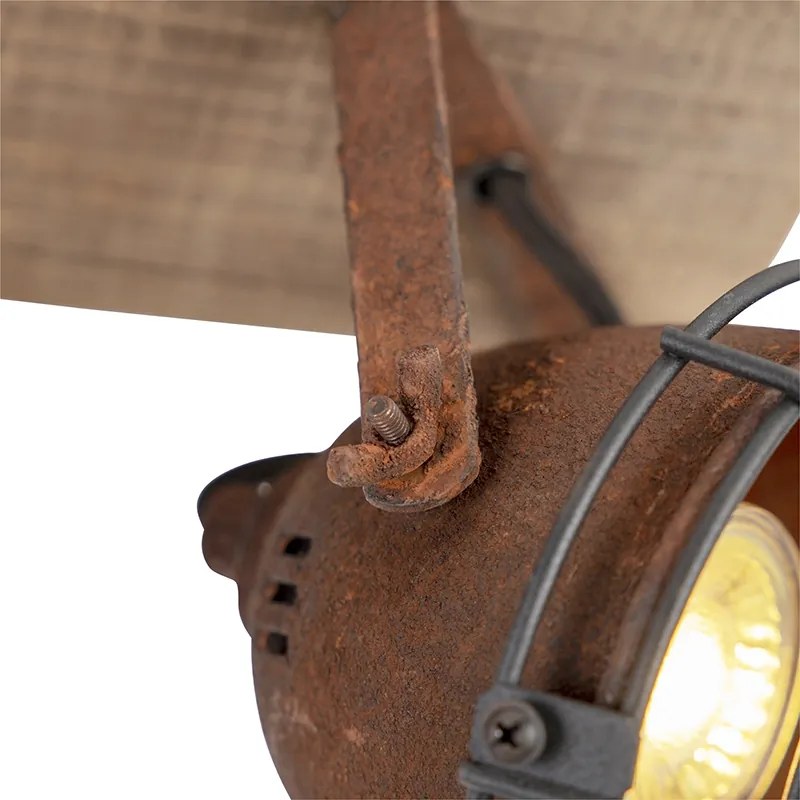 Смарт спот ръждивокафяв регулируем вкл. 3 WiFi GU10 - Gina