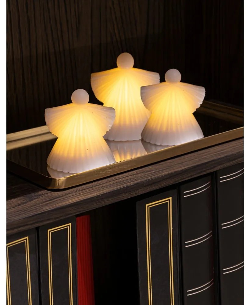 Бели светлинни декорации в комплект от 2 бр. ø 9 см Asta - Sirius