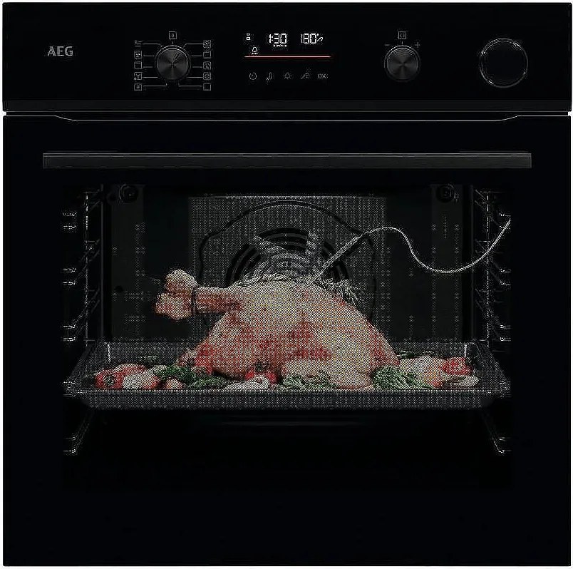 AEG NBR6P531SB SenseCook със SteamCrisp Фурна за вграждане Пиролиза