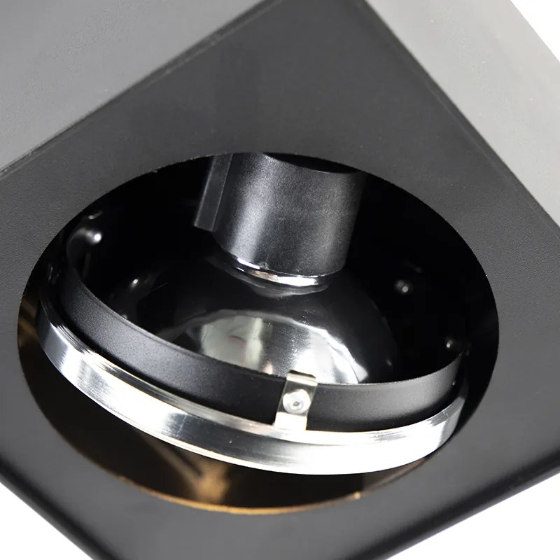 Дизайнерски повърхностно монтиран спот черен регулируем - Kaya