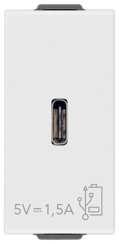 VIMAR 09292.C.25 USB-C Контакт Neve Up, 1M 25W, бял,