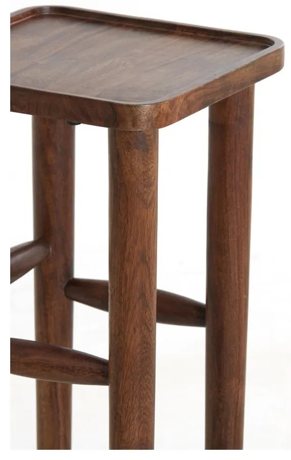 Странична масичка от масивна акация 42x42 cm Qiano – Light &amp; Living