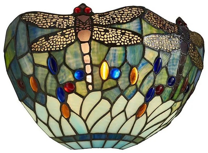 Endon 64102 - Стенно осветително тяло Tiffany DRAGONFLY 1xE14/40W/230V