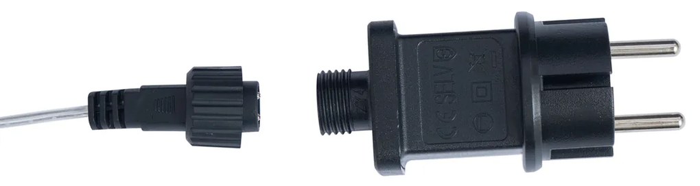 Коледна елха прозрачна 60 см вкл. LED IP44 - Coni