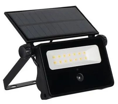 LED соларен прожектор със сензор LED/30W/5,5V 3000 mAh IP65