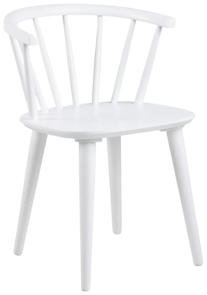 Бял трапезен стол Ida – Actona