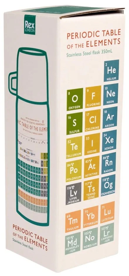 Кремав детски термос 350 ml Periodic Table – Rex London