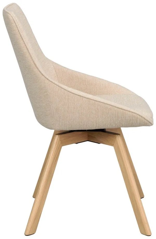 Бежови трапезни столове в комплект от 2 бр. Alison – Rowico
