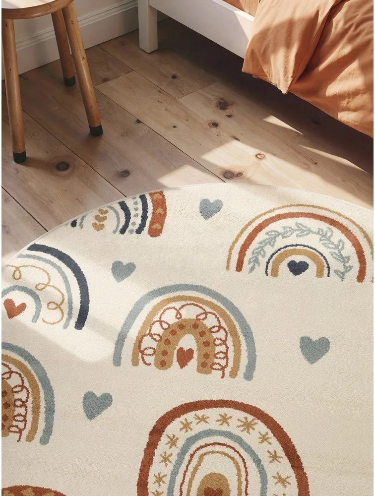 Кремав детски килим ø160 cm Bowie – Hanse Home