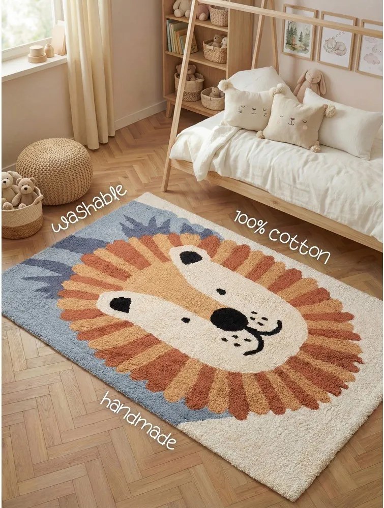Памучен детски килим подходящ за пране/ръчно изработен 140x200 cm Snuggle Samba – Hanse Home