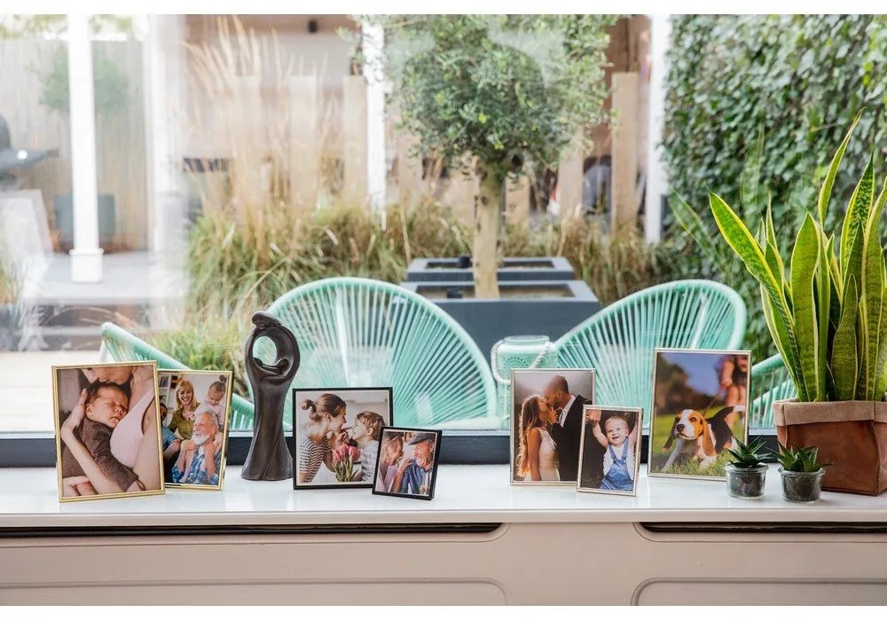 Черна метална стояща/висяща рамка 16x16 cm Sweet Memory – Zilverstad