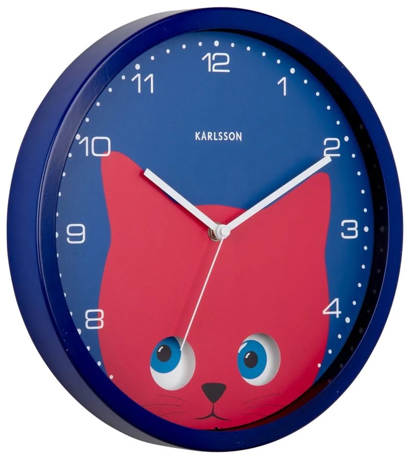 Детски часовник ø 31 cm Peekaboo Cat – Karlsson