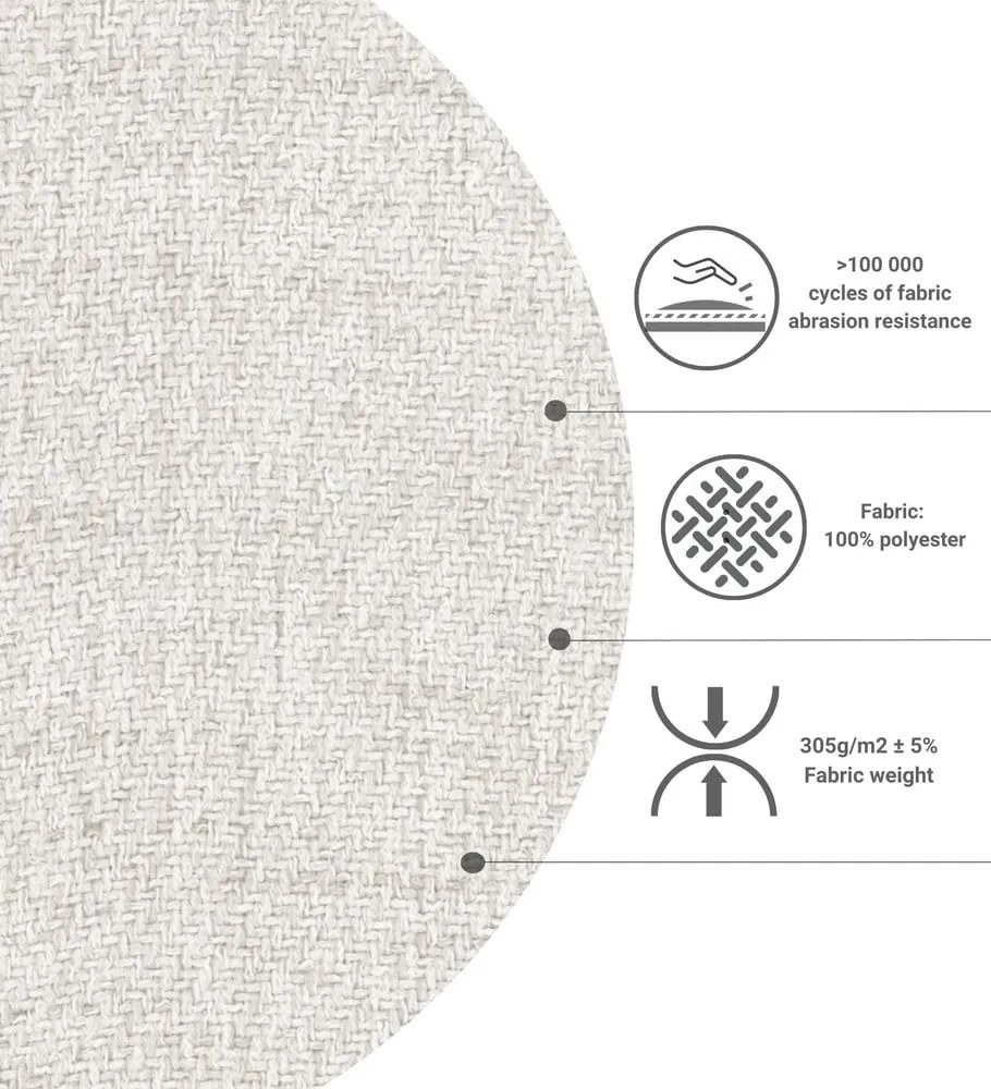 Кремаво боксспринг легло с място за съхранение 160x200 cm Imagine – Maison de Rêve