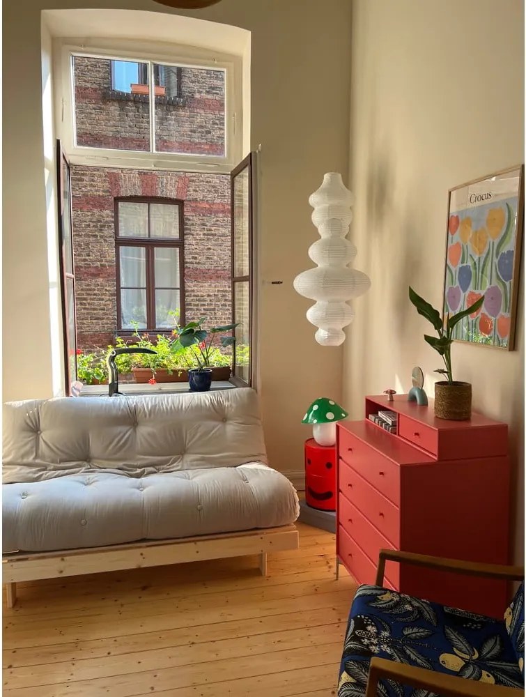 Бежов и кремав разтегателен диван 160 cm Roots - Karup Design