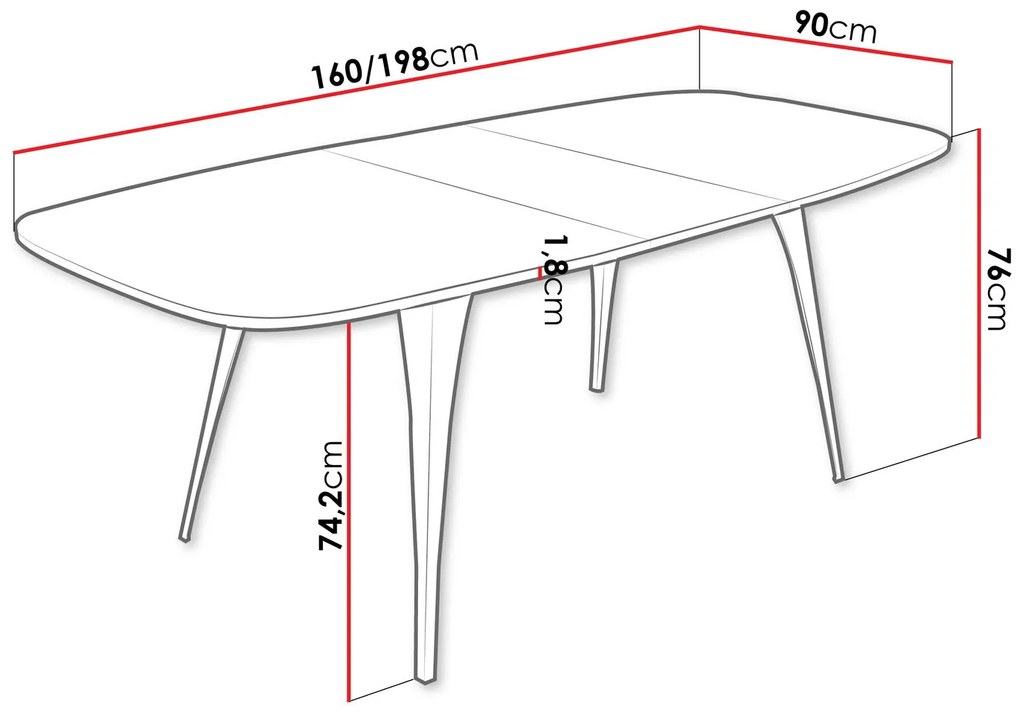 Разтегателна маса Aura-Mauro