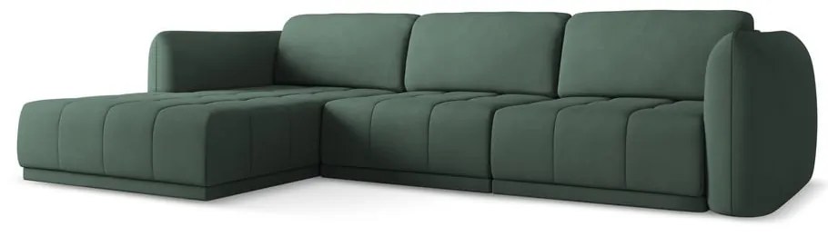 Зелен ъглов диван (ляв ъгъл) Hoku – Makamii