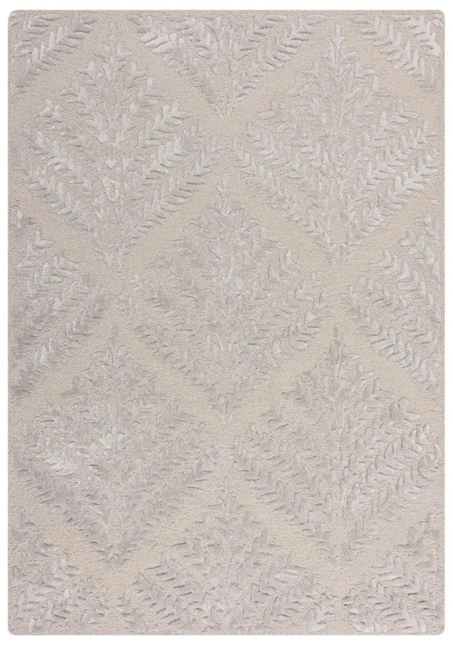 Сиво-бежов ръчно изработен килим със смес от вълна 120x170 cm Sloane – Flair Rugs