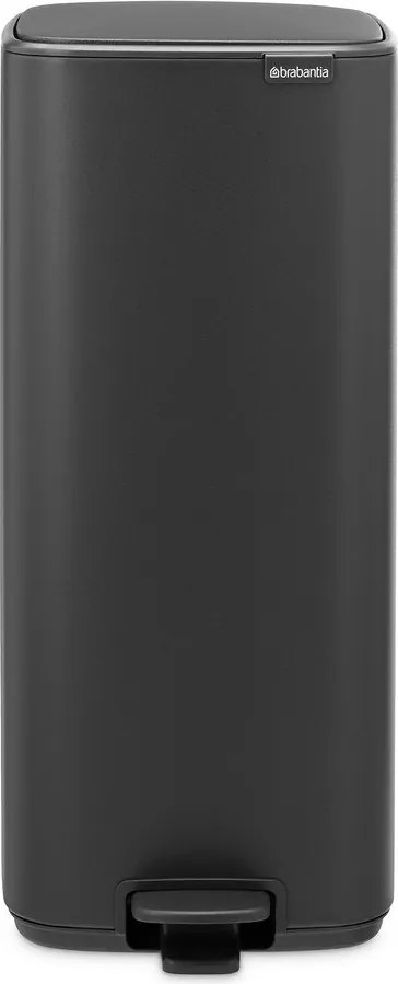 Тъмносиво стоманено кошче за боклук с педал 30 l Bo – Brabantia