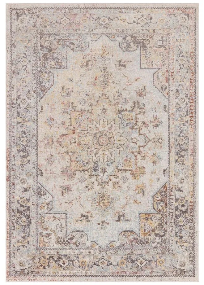 Кремав килим 200x290 cm Flores – Asiatic Carpets