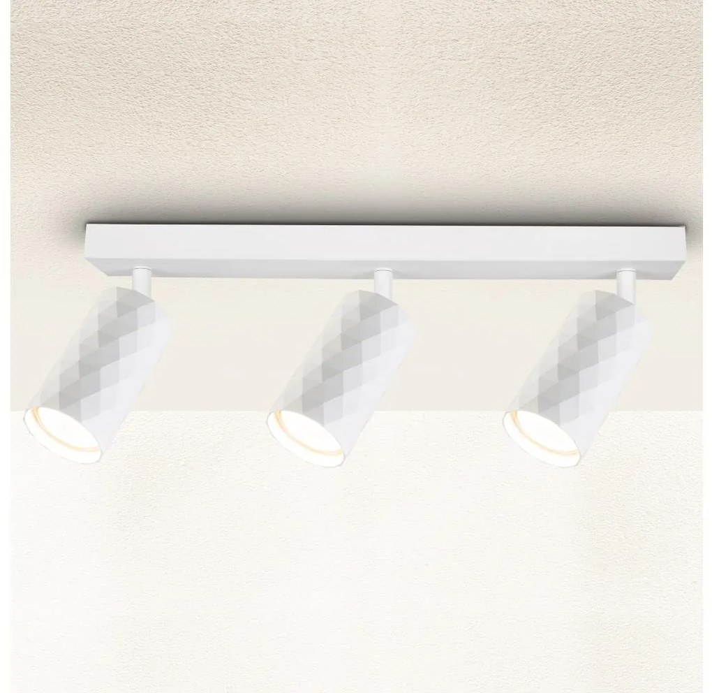 Brilagi - Точково осветително тяло SELE DIAMANT 3xGU10/30W/230V бяло