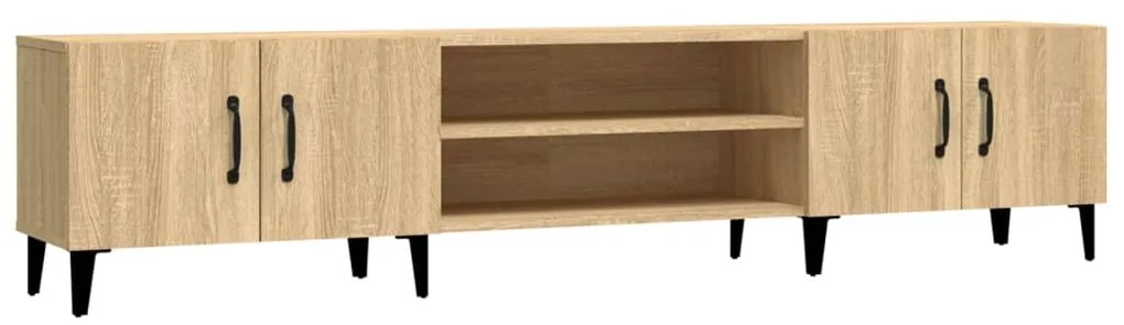 816267 vidaXL ТВ шкаф, дъб сонома, 180x31,5x40 см, инженерно дърво