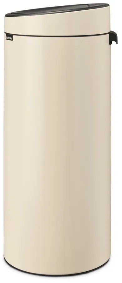 Бежово стоманено кошче за боклук, отваряне с докосване 30 l Touch Bin – Brabantia