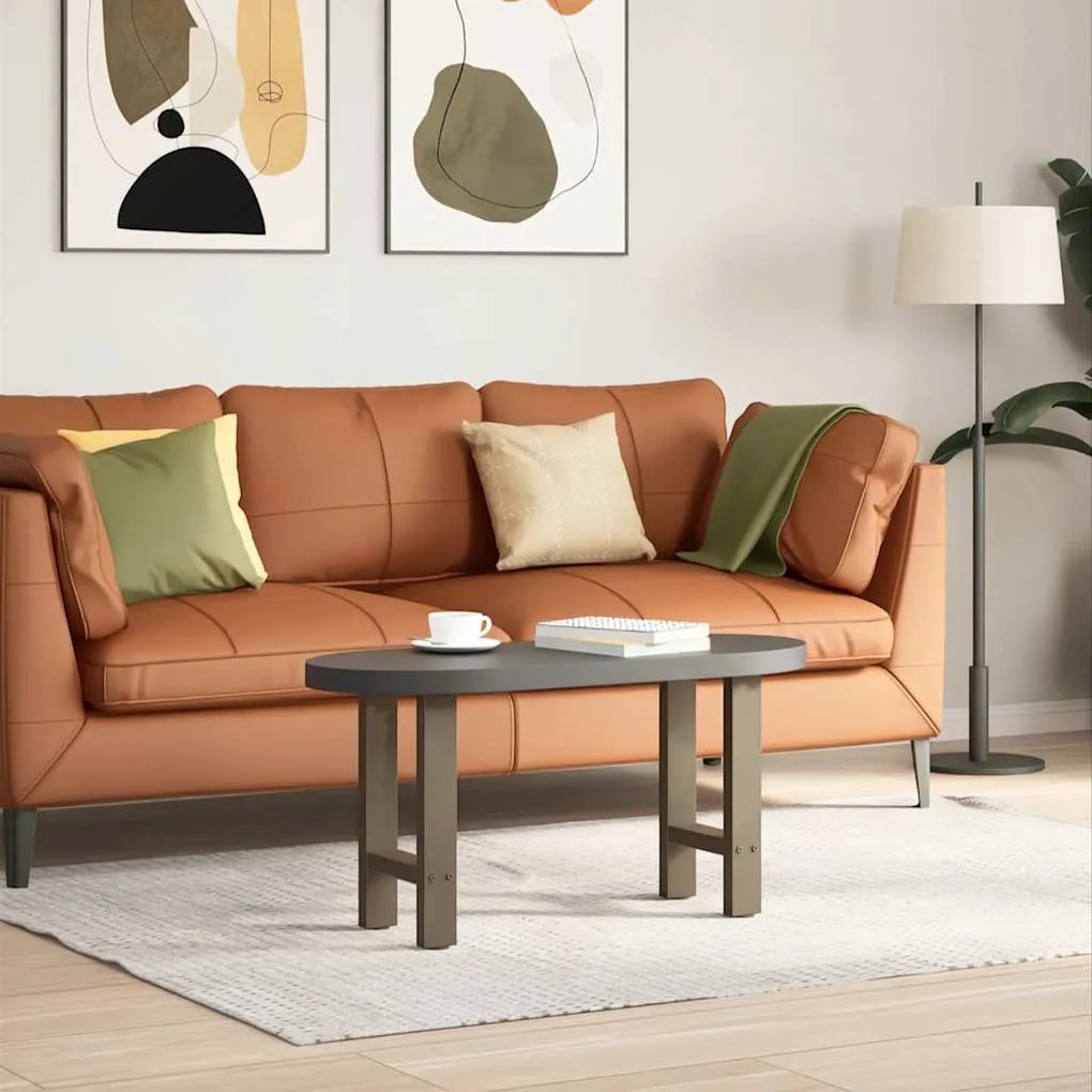 4013279 vidaXL Крака за масичка за кафе, естествена стомана, 2 бр., 38 x (42-43) см, стомана